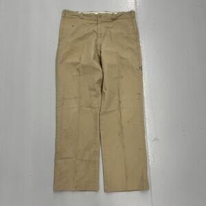 Vintage 60s Sears Tan Sanforized Workwear Chinos 34x30